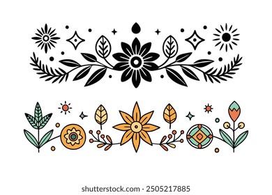 Explore a unique collection of hand-drawn bohemian patterns perfect for textiles, wallpapers, and more. These intricate, vector designs blend ethnic and modern styles for a trendy, artistic look.