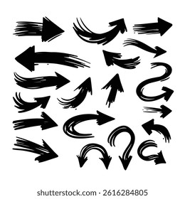 Explore Unique Dynamic Hand-Drawn Arrow Designs Perfect for Your Creative Projects