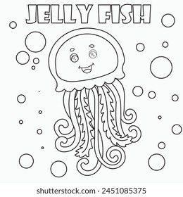 Explore a unique jellyfish coloring book that provides hours of creative fun for all ages. Dive into a world of vibrant colors and intricate designs with this delightful drawing book.