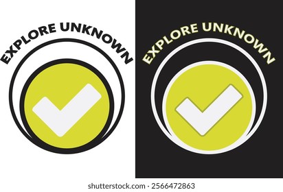 ''Explore Unknown" Blank white t shirt front, plain cotton t-shirt design, branding, print, 