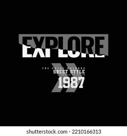 Explore vector illustration and typography, perfect for t-shirts, hoodies, prints etc.
