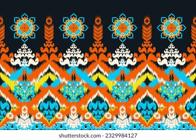 Descubra el vibrante mundo de la tela de iikat chevron, un diseño textil moderno y elegante que añade un toque de color a la moda y a la decoración casera. Esta huella de arte abstracta y geométrica es perfecta.