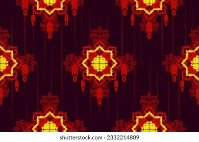 Explore the vibrant world of ikat chevron pattern fabric, a trendy and stylish textile design that adds a pop of color to fashion and home decor. This abstract and geometric art print is perfect.