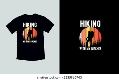 Explore, Wander, Conquer Hiking Adventure Awaits, Wanderlust Trails, Embrace the Journey Hiking t-shirt design