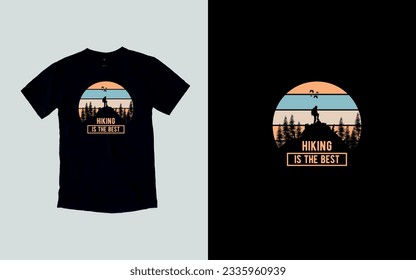 Explore, Wander, Conquer Hiking Adventure Awaits, Wanderlust Trails, Embrace the Journey Hiking t-shirt design