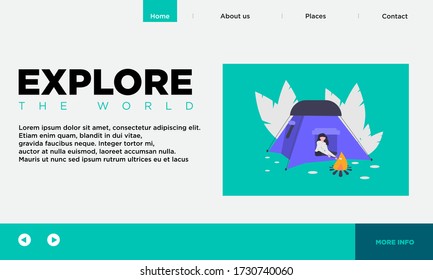Explore web design Perfect for web design landing page