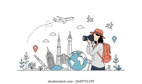 Explore the wonders of the world capturing memories with your camera on an unforgettable adventure