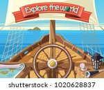 Explore the world with sailing ship