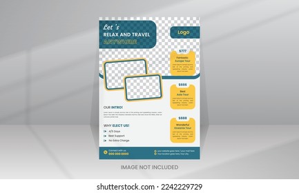 Explore the World Tour and Travel sale Flyer template