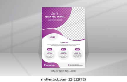 Explore the World Tour and Travel sale Flyer template