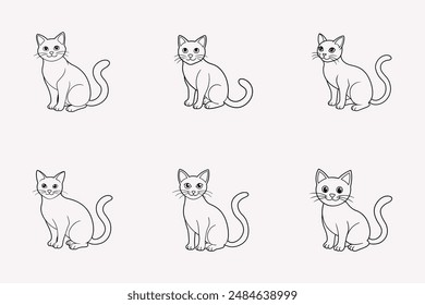 Explore your creativity with our "Black Cat Coloring Page" graphics design file. This digital product features a beautifully illustrated black cat, designed to be a perfect canvas for your coloring sk