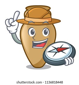 Explorer amphora mascot cartoon style