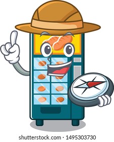 Explorer bakery vending machine in a mascot