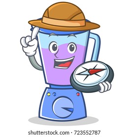 Explorer blender character cartoon style