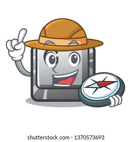 Explorer button G in the character shape