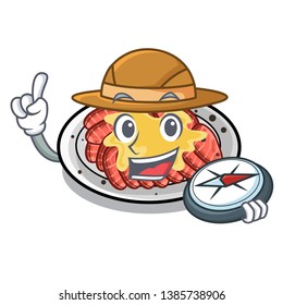 Explorer carpaccio isolated with in the mascot