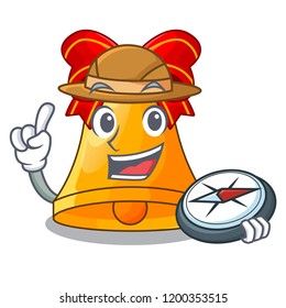 Explorer cartoon christmas bells for christmas decoration
