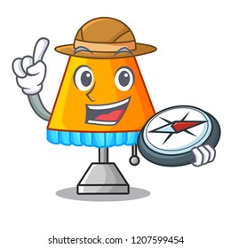 Explorer cartoon decorative table lamp in living room