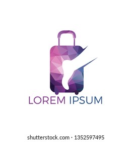 Explorer conceptual logo design. Adventure and tourism logo design template.