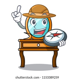 Explorer dressing table mascot cartoon