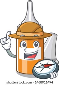 Explorer ear drops in the mascot pillbox