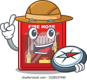 Explorer fire hose cabinet with cartoon shape