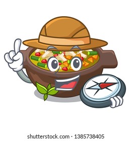 Explorer fried minestrone in the cup character