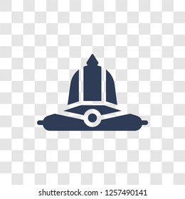Explorer hat icon. Trendy Explorer hat logo concept on transparent background from camping collection