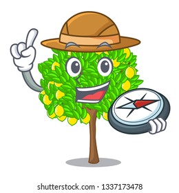 Explorer lemon tree cartoon next the house