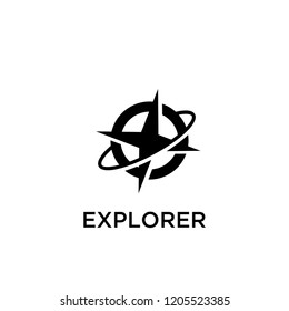 explorer logo icon designs vector