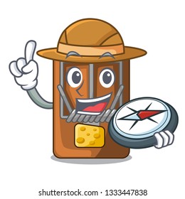 Explorer mousetrap isolated with in the cartoon