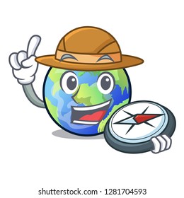 Explorer picture of the cartoon langait earth