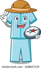 Explorer pyjamas placed on a cartoon bed