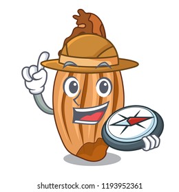Explorer ripe shallot isolated on a mascot
