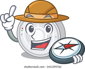 Explorer smoke detector in the cartoon shape