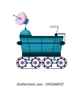 explorer space cart isolated icon