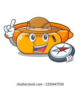 Explorer waist bag the shape funny characters