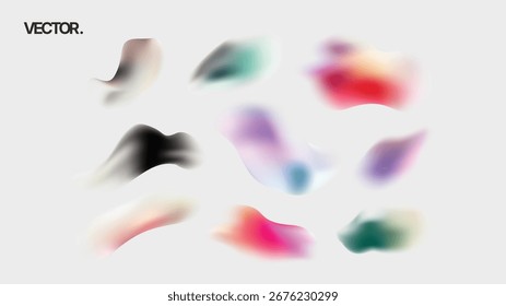 Exploring Abstract Colorful Blurs and Gradients that Inspire Creative Design Techniques