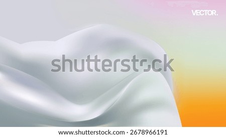 Exploring Abstract Fluid Design with soft tones and a captivating gradient background