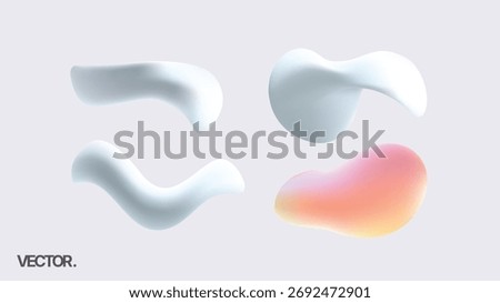Exploring Abstract Fluid Shapes to Enhance Modern Design and Captivating Illustrations