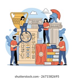 Exploring ancient civilizations through digital archaeology and historical research methods