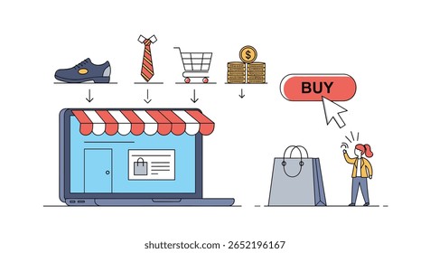 Explorando o mercado digital um guia abrangente para as estratégias de crescimento de compras on-line e comércio eletrônico para as empresas