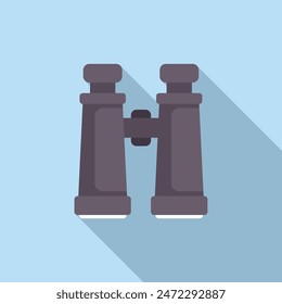 Exploring the distance with binoculars, observing, discovering, and watching distant objects in nature, adventure, and tourism