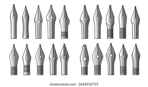 Exploring the Diverse World of Fountain Pen Nibs A Comprehensive Overview of Varieties