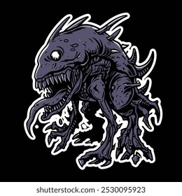 Exploring Extraterrestrial Realms: Vector Designs of Aliens