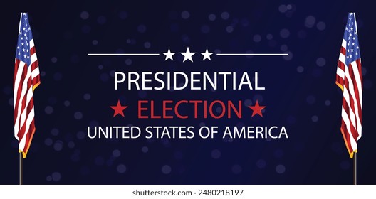 Exploring the Future 2024 Presidential Election with USA Flag Design