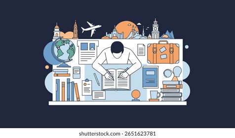 Exploring Global Destinations Through Dedicated Study and Travel Planning