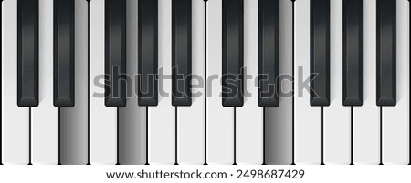Exploring the intricate details of piano keys, which create a melodious musical atmosphere