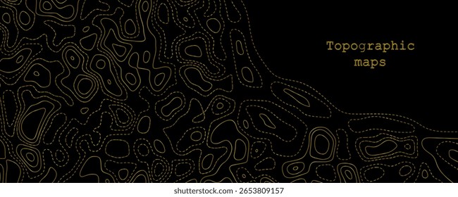 Exploring the intricate patterns of topographic maps showcasing elevation and terrain details