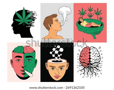 Exploring Marijuana Effects on the Brain in Creative and Diverse Visuals